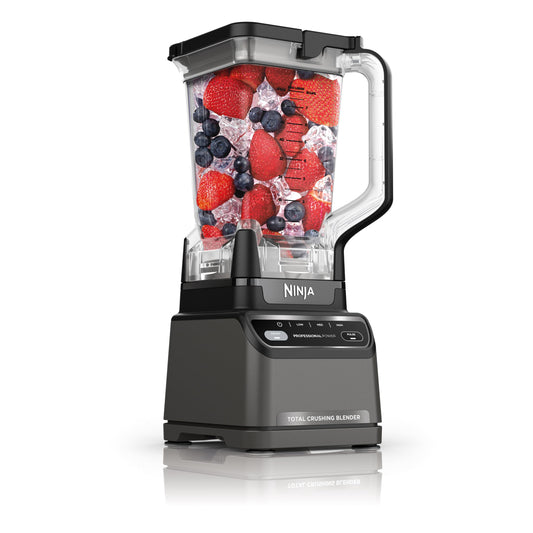 Ninja BR201AMZ - Licuadora profesional 2.0, 1200 vatios, programa Auto-iQ, cuchillas Total Crushing, 2.1 litros (72 onzas) Jarra de 4 velocidades manuales para batidos, licuados y bebidas congeladas,