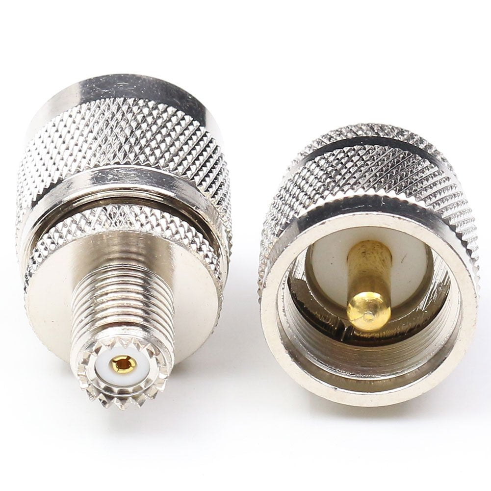Adaptador Coaxial UHF Macho a Mini UHF Hembra ANHAN 2 Packs