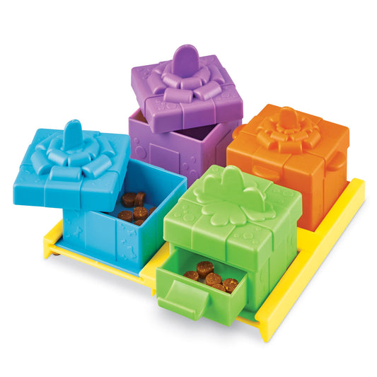 BRIGHTKINS Fiesta Sorpresa Rompecabezas de Tratamiento para Perro