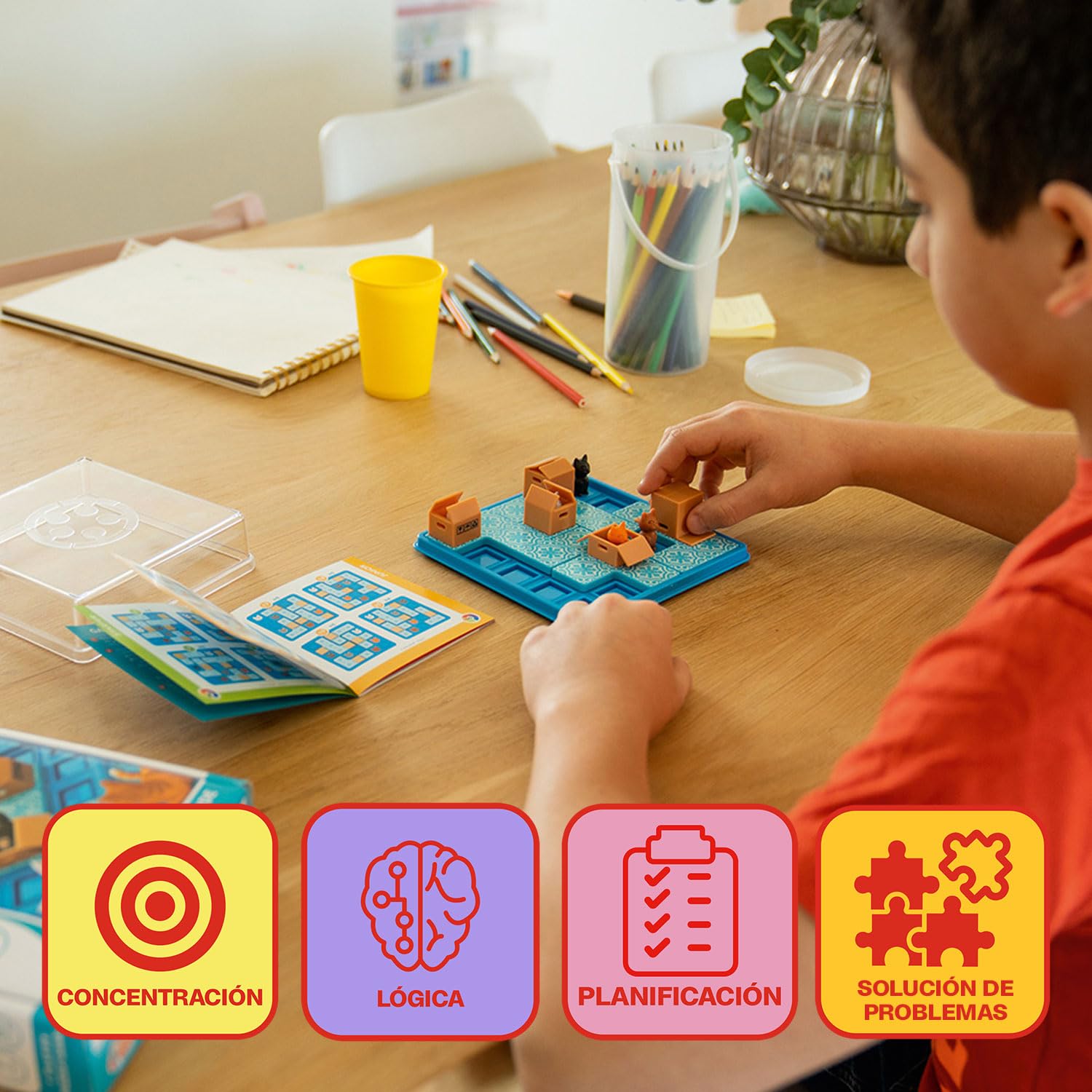 Juego de Lógica Smart Games Gatos y Cajas