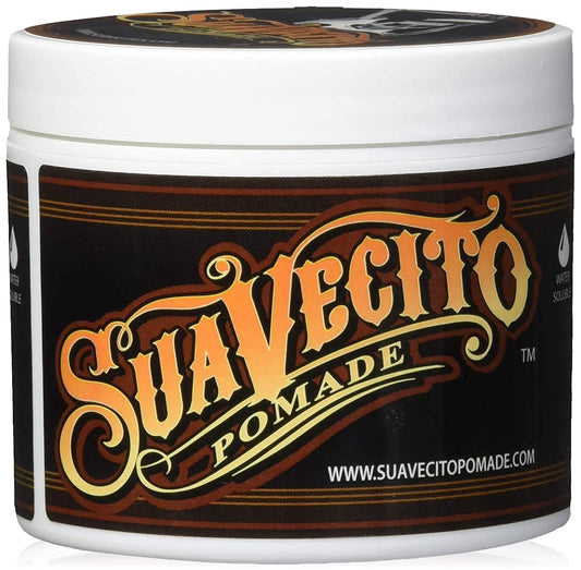 Suavecito Pomade Original Hold 5 onzas, 1 paquete – Pomada para el cabello de sujeción media para hombres – Gel para el cabello a base de agua de brillo medio – Fácil de lavar – Fijación todo el día para todos los peinados