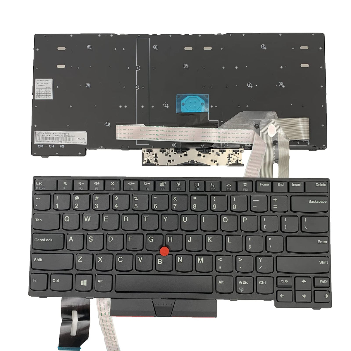 Teclado de Repuesto Lenovo ThinkPad Negro para Laptop