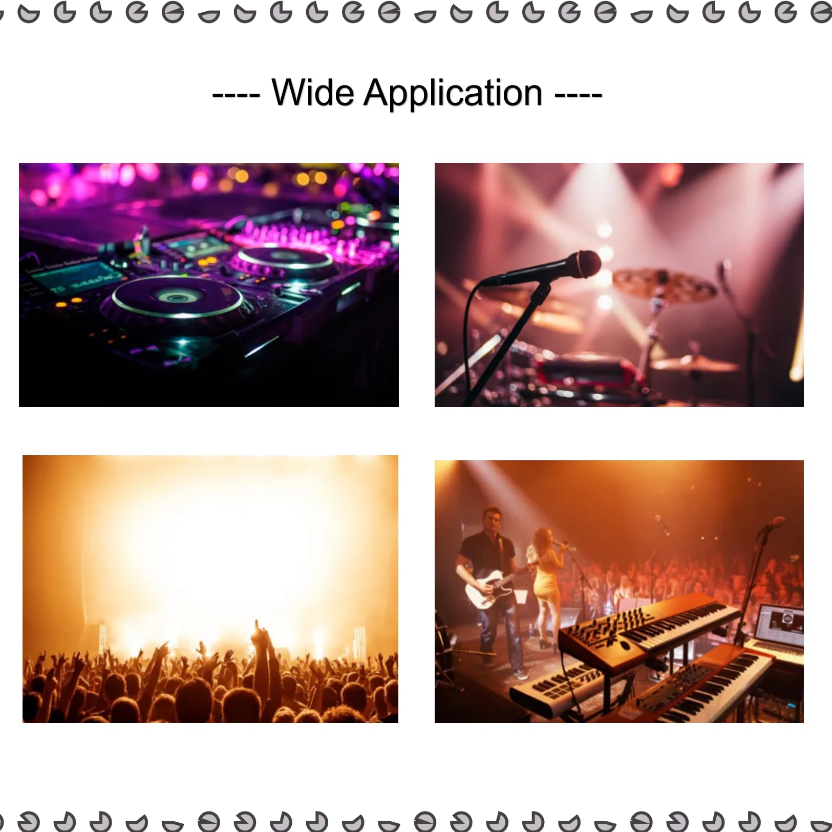 Crossover Estéreo Vvikizy 234XL Mono 4 Vías Negro para Escenarios Al Aire Libre