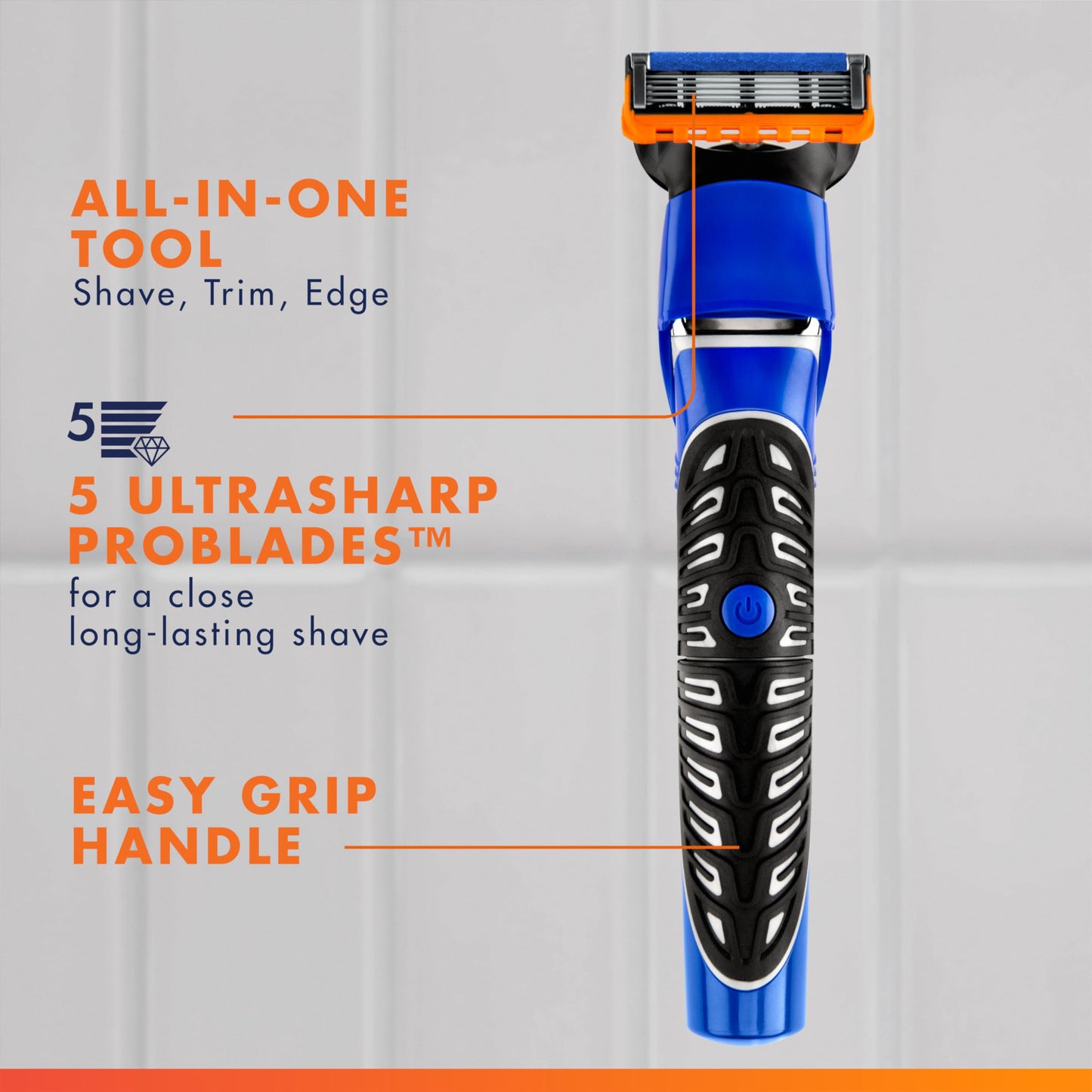 Gillette Styler: recortadora de barba, maquinilla de afeitar y filo para hombre – Fusion Razors para hombres/Styler