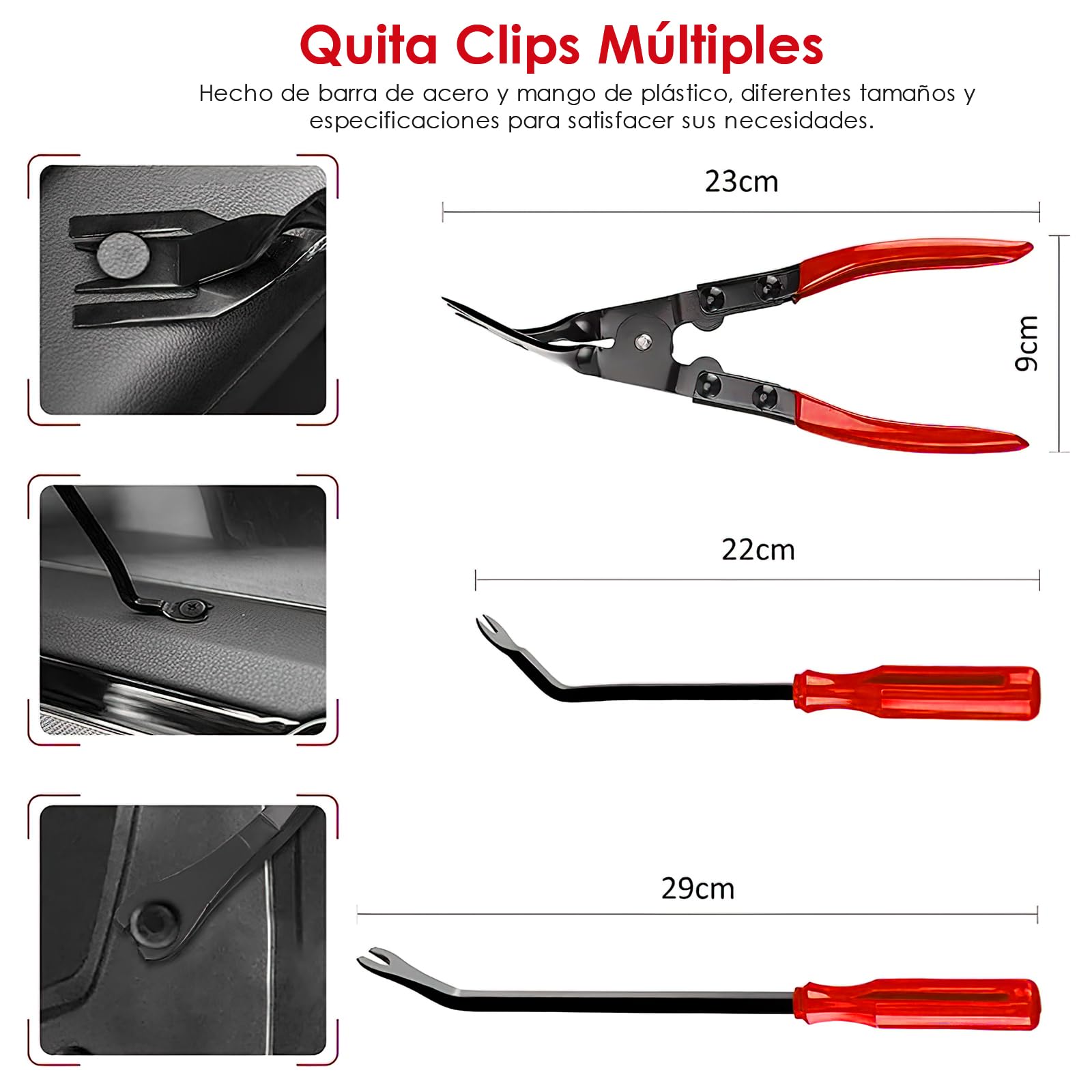 Herramientas de Extracción SHANDABULIU Interiores Automóviles Kit de 40 Piezas