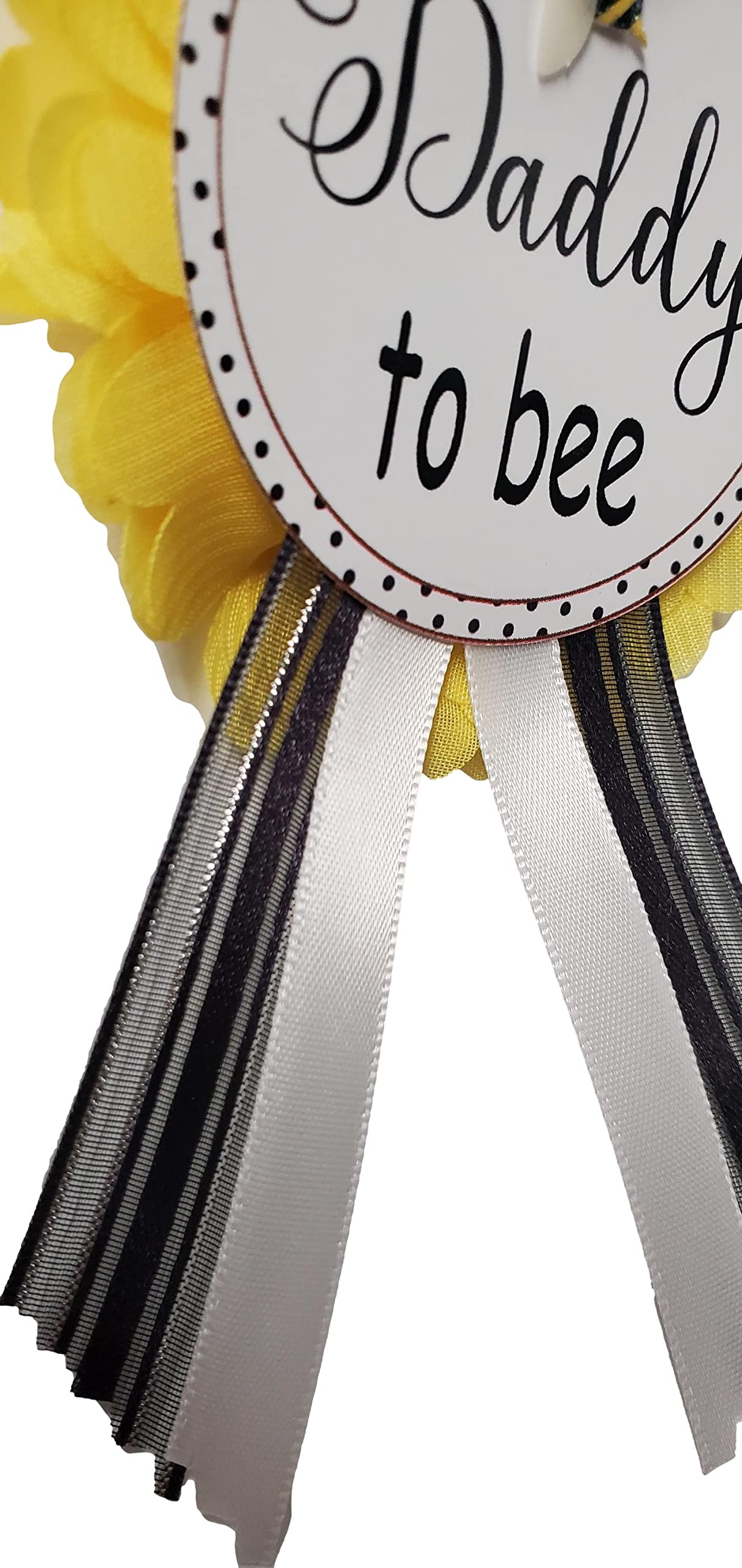 Pin de Daddy to Bee para baby shower, color amarillo y negro, para que papá lo use en Baby Shower, Baby Sprinkle