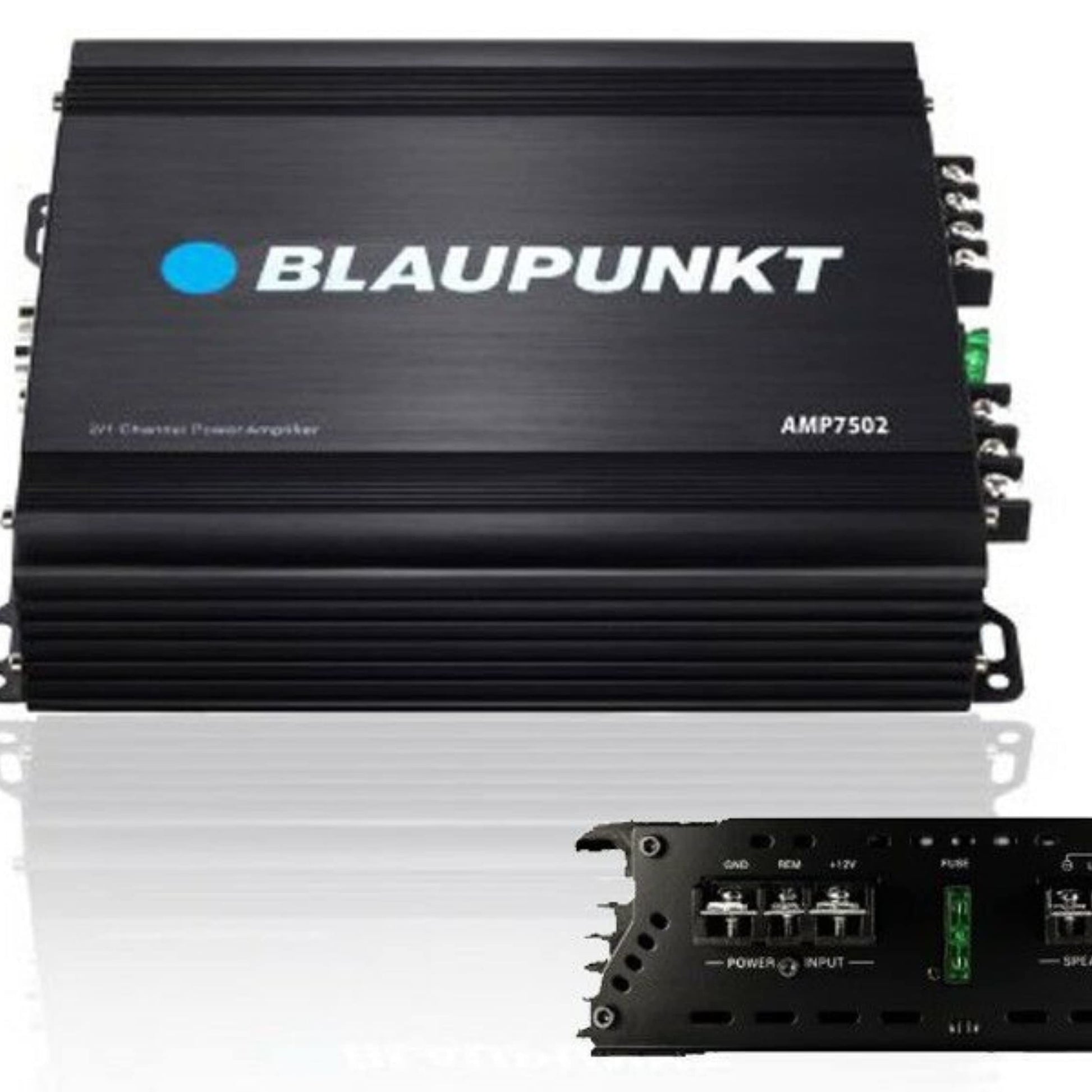 BLAUPUNKT - Amplificador de Rango Completo de 750 W (AMP7502)