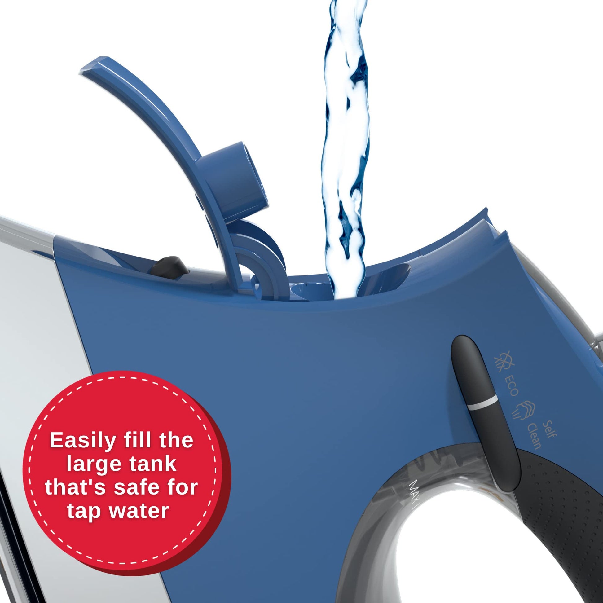 Plancha SINGER SteamCraft Plus 2.0 Making The Cut Edition azul con Punta OnPoint para Mujer