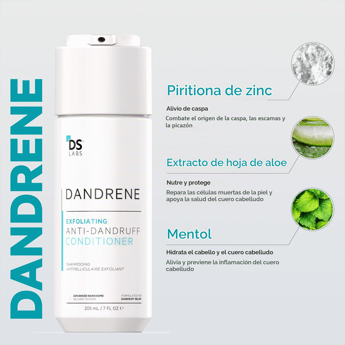 DS Laboratories | Dandrene® Acondicionador Exfoliante Anticaspa