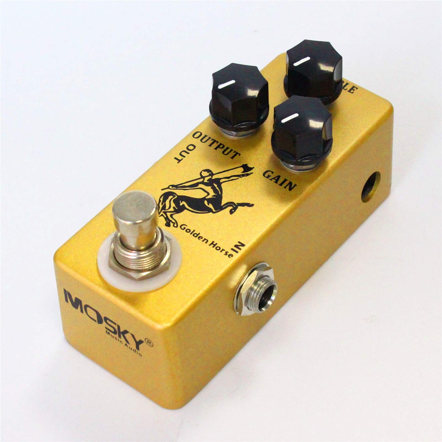 Pedal de Efecto de Guitarra Mosky Golden Horse Overdrive con True Bypass