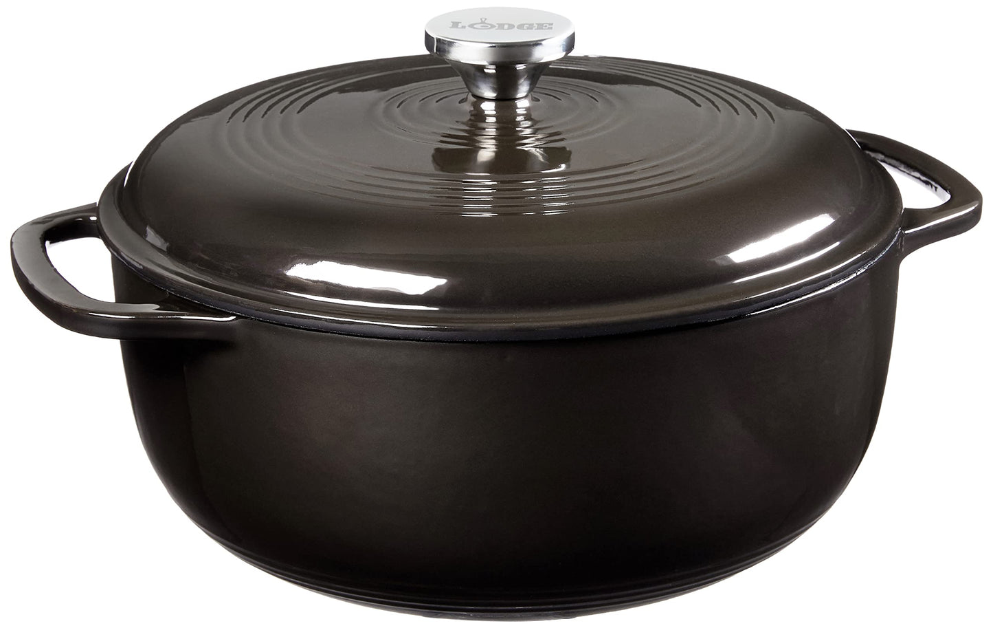 Horno holandés Lodge Color, Cromo(Midnight chrome), 6 qt, 1