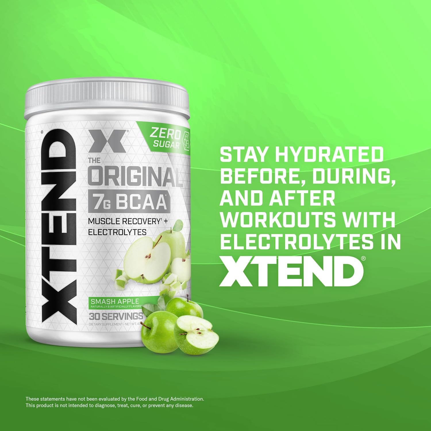 Aminoácidos BCAA Xtend Manzana Verde 384g