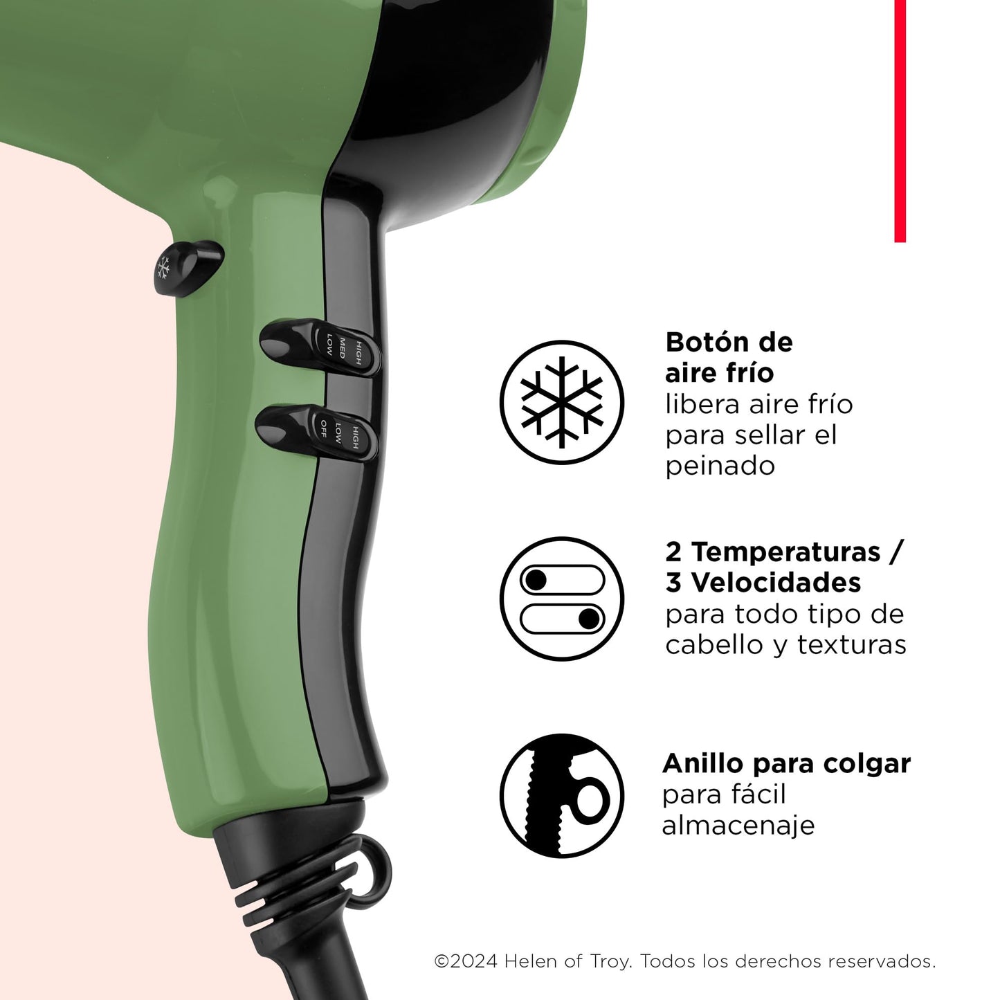 Revlon Secadora Ionica Blowout Verde