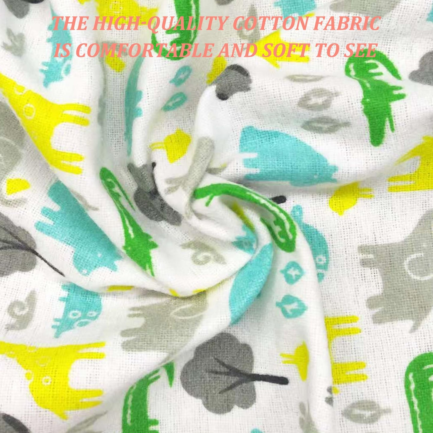 Flannel 5 Piece Receiving Blankets- 100% Lujo Algodón Orgánico Cobija Envolvente para Niños y Niñas Suave Tejido Cálido Acogedor Coche Cuna Recién Nacidos Bebés Niños Pequeños