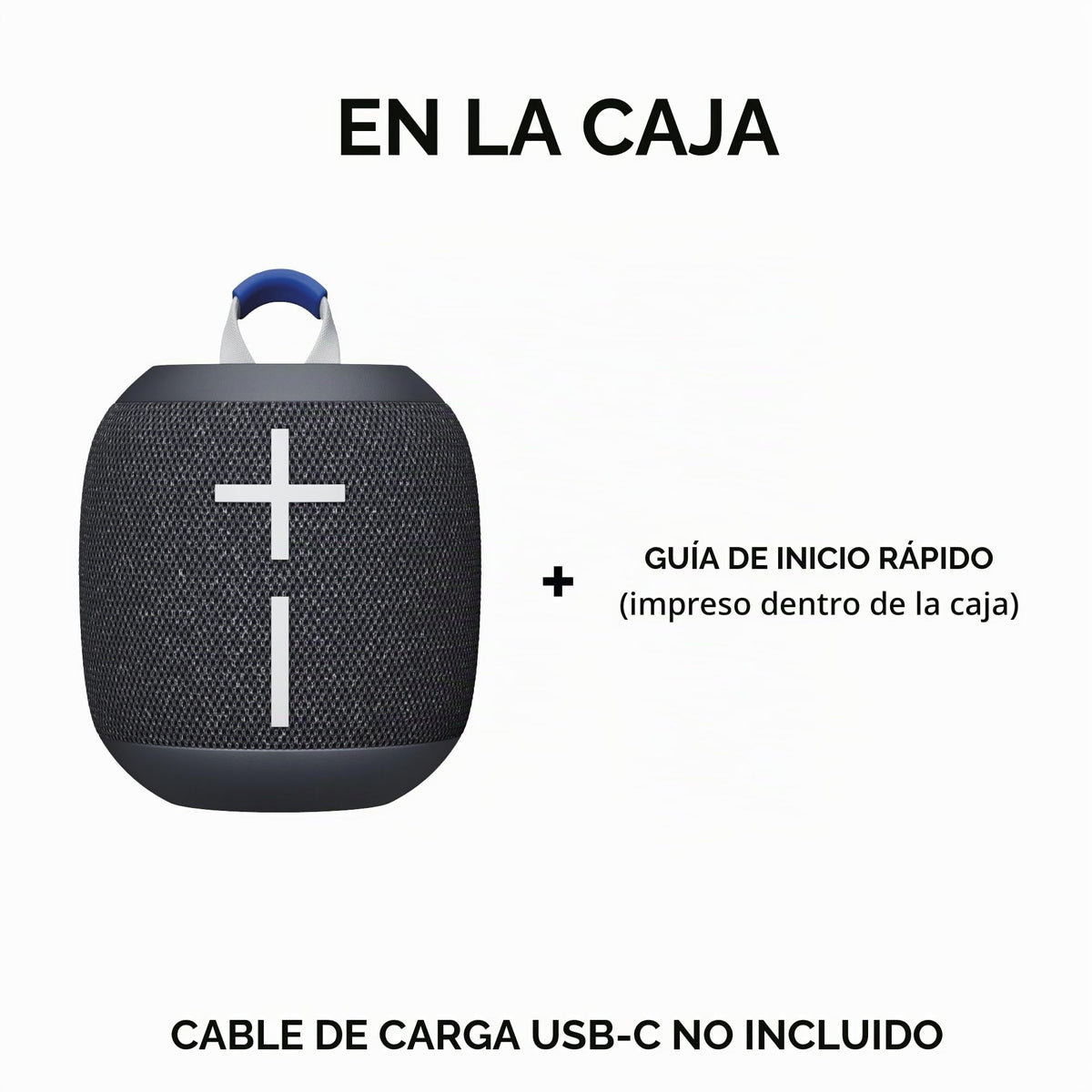 Altavoces Bluetooth Ultimate Ears Wonderboom 4 Negro con Graves Grandes y Sonido 360 Grados Impermeable Flotante para Exteriores