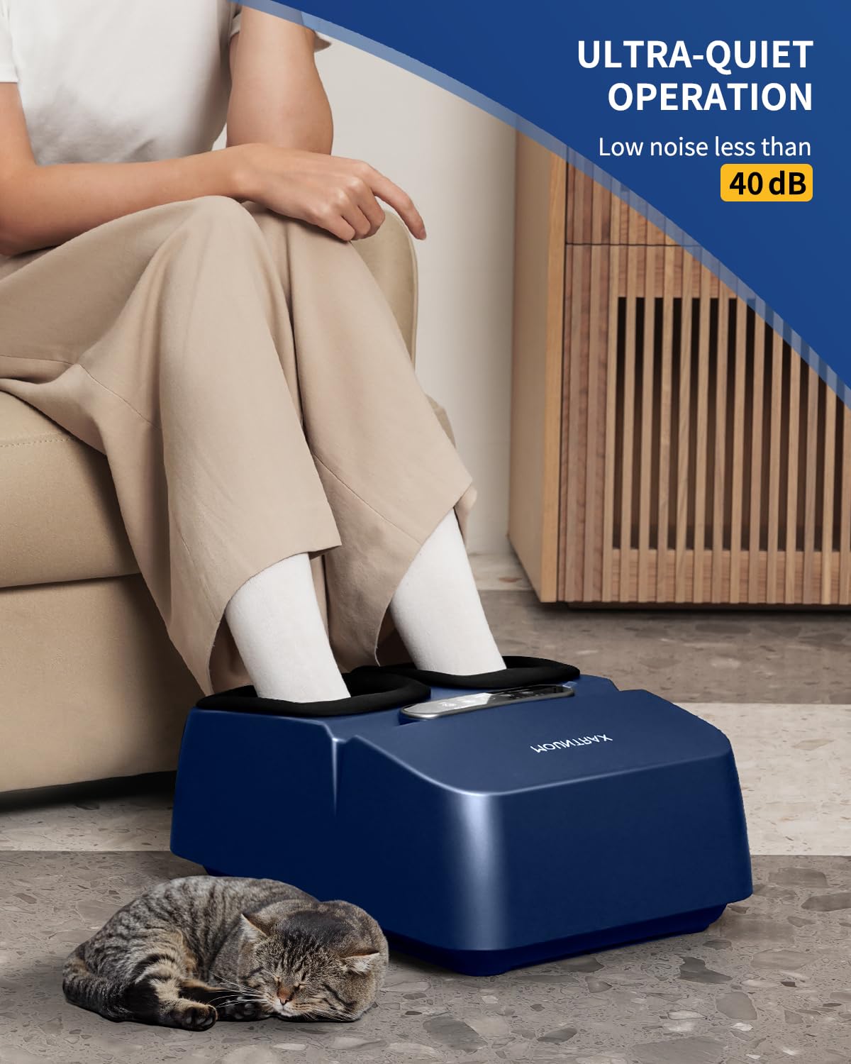 Máquina Masajeador de Pies MOUNTRAX Calor Shiatsu Amasado Profundo para Mujer y Hombre