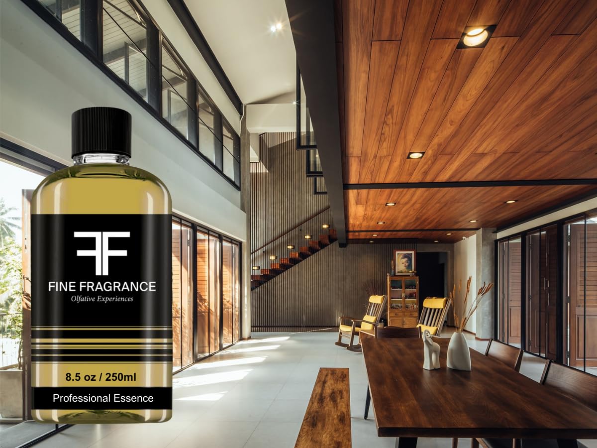 Fine Fragrance, Esencia para difusor aroma Jazmín, 250ml, ultra concentrada para uso exclusivo en difusores profesionales y aromaterapia