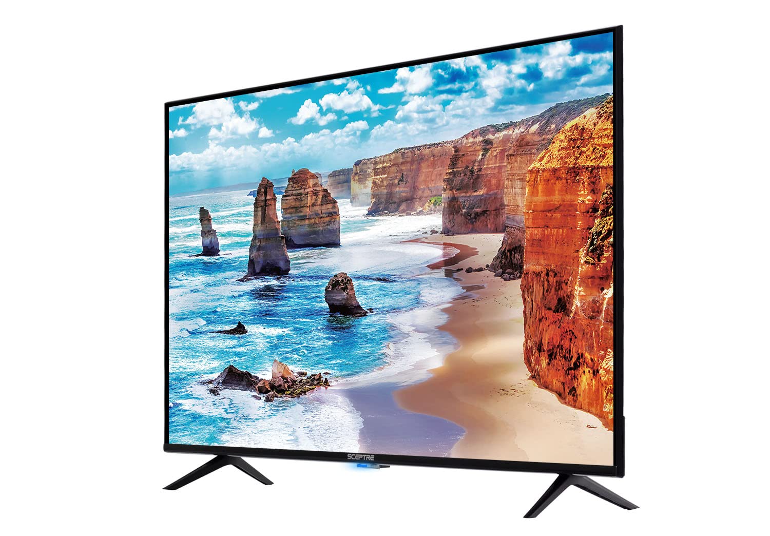 Sceptre Televisión de 43" Serie X43 1080P Full HD LED TV Diseño Sin Bordes con HDMI,VGA, MEMC 120, USB Frecuencia de Actualización 60 Hz X437BV-FSRD (Reacondicionado)