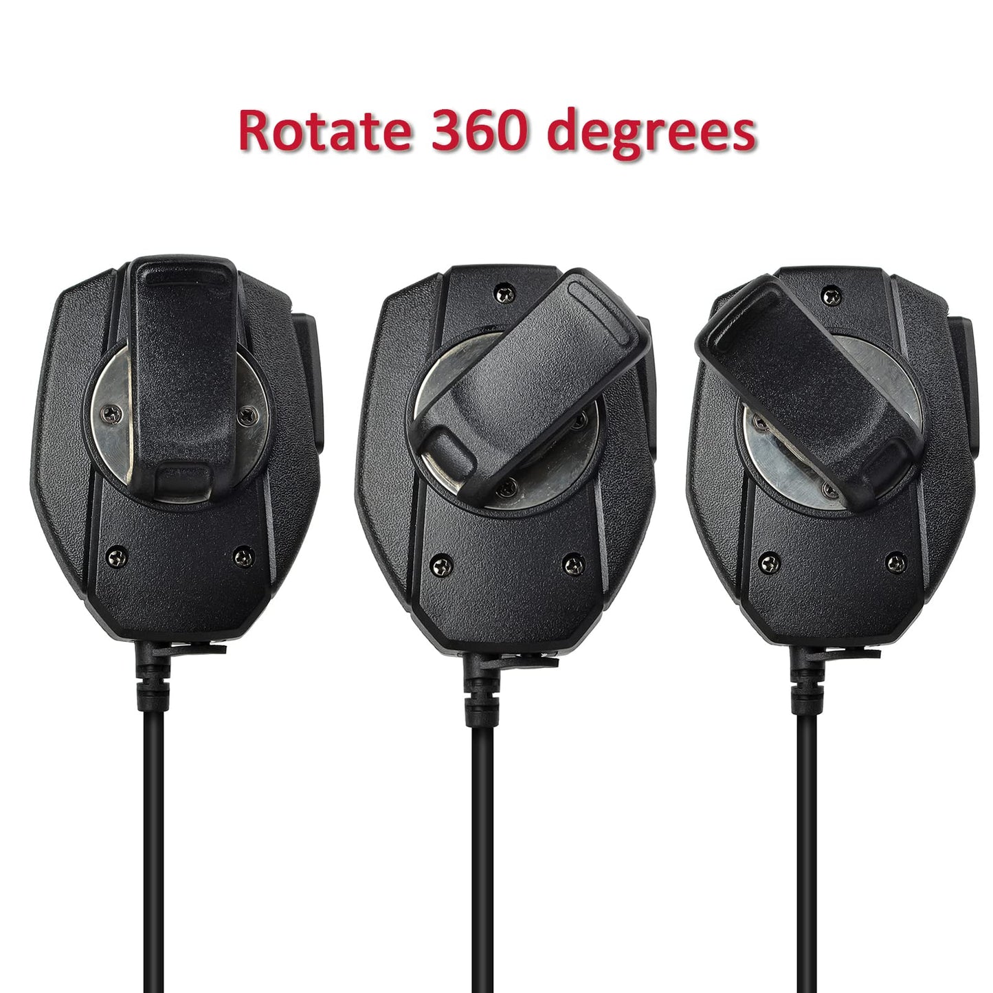 HYS Micrófono de altavoz remoto de radio de 2 vías para Motorola T200TP T260 T100 T100TP T402 T460 T465 T600 T605 T800 Talkabout Walkie Talkie Radio (paquete de 2)
