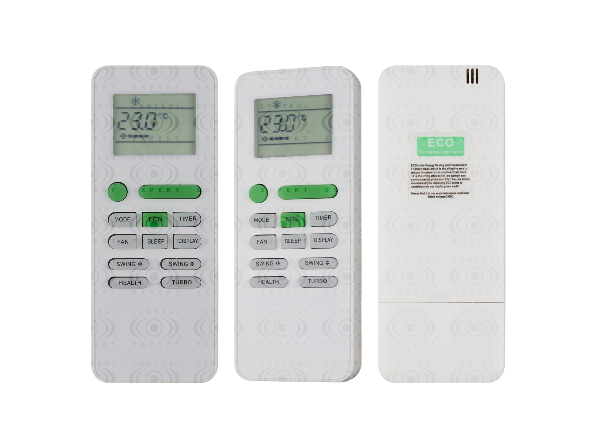 CONTROL EXPERT Control Remoto Compatible con Daewoo TCL Kul Rheem Benelux Dsa-f1201jlcv Minisplit Aire Acondicionado