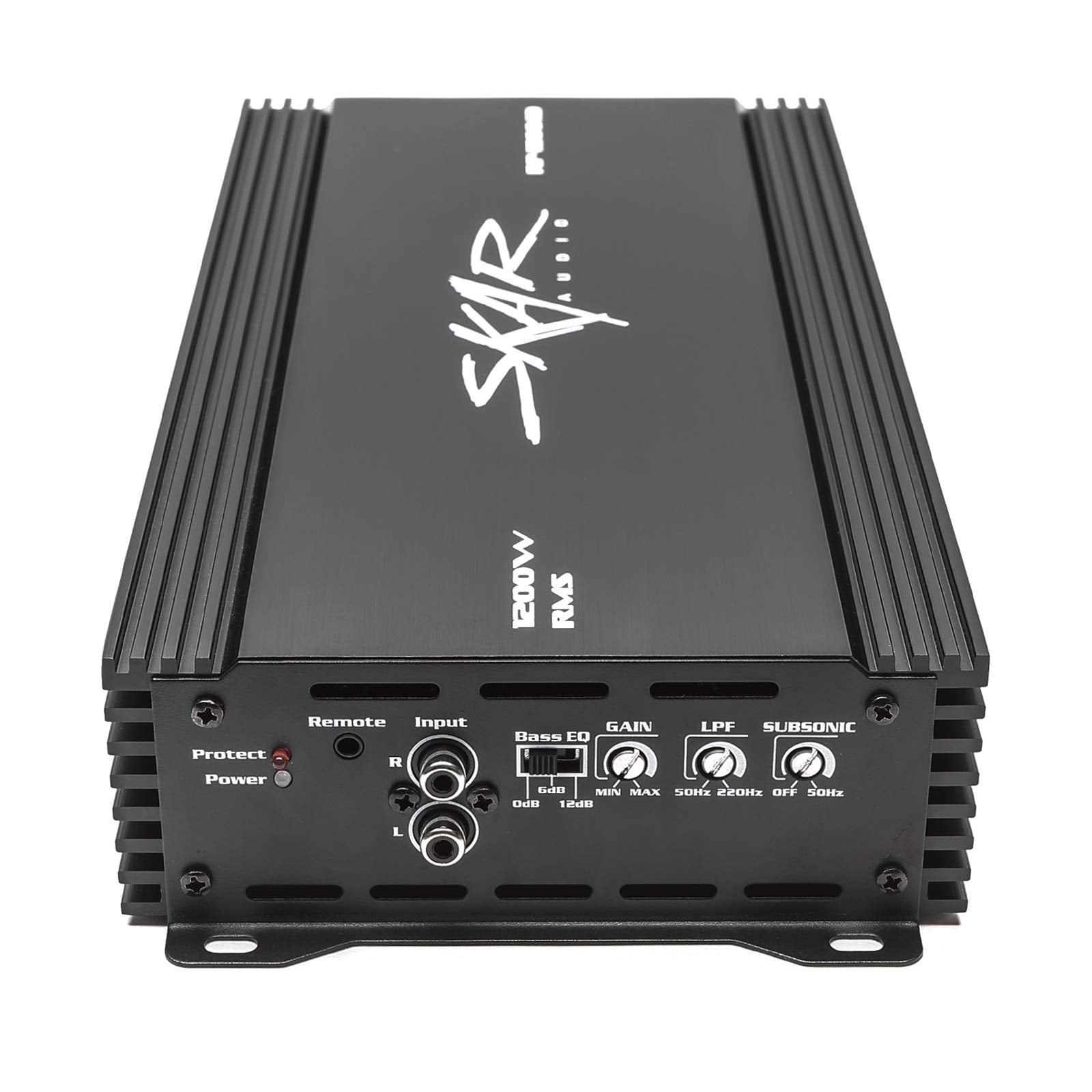 Amplificador Monoblock Skar Audio RP-1200.1D Negro con Mando a Distancia para Subwoofer 1200 W