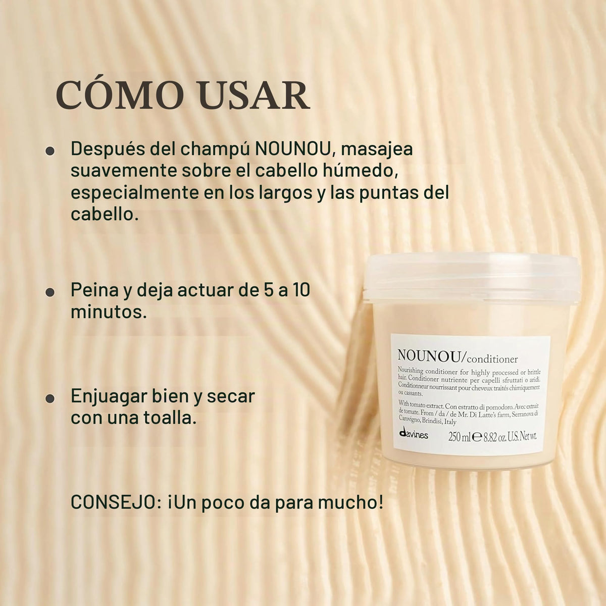 Davines Nounou Acondicionador, 249 ml