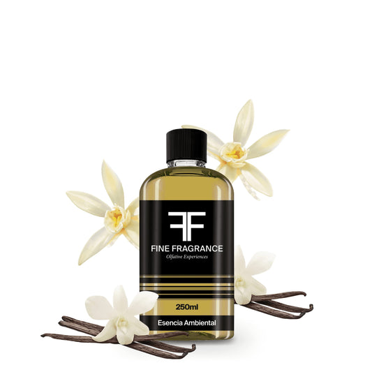 Fine Fragrance, Esencia para difusor aroma Vainilla, 250ml, ultra concentrada para uso exclusivo en difusores profesionales y aromaterapia