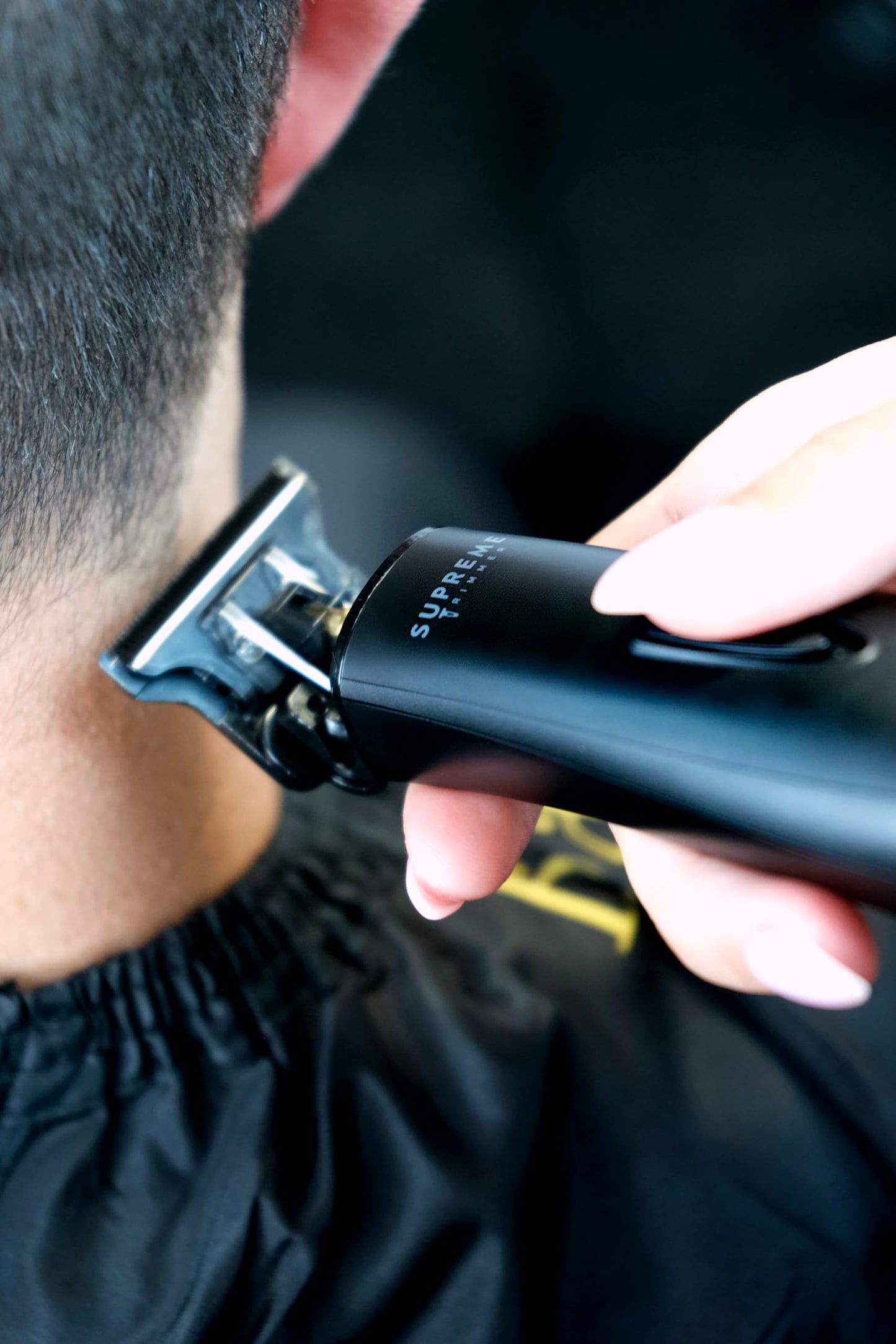 Supreme Trimmer- Recortadora T Shaper DLC para hombres (tiempo de funcionamiento de 120 minutos) Recortadora de barbero profesional de bajo ruido para personas sensibles