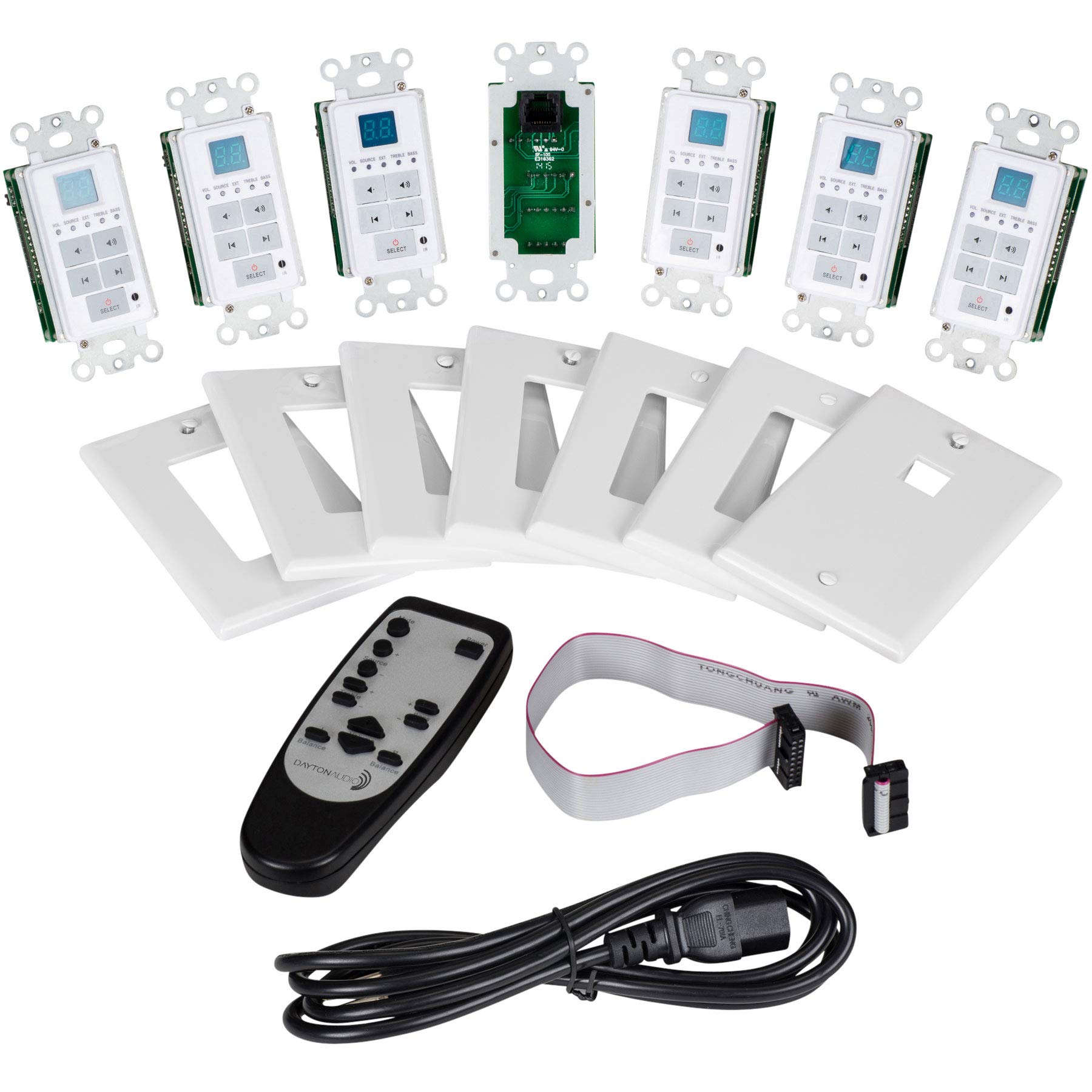 Dayton Audio DAX66 Distributed Whole House Audio System with Keypads 25 WPC