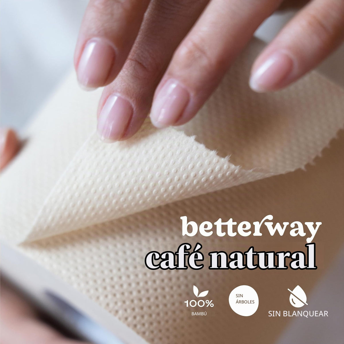 Papel Higiénico Betterway Bambú Ecológico 3 Capas Orgánico FSC Larga Duración