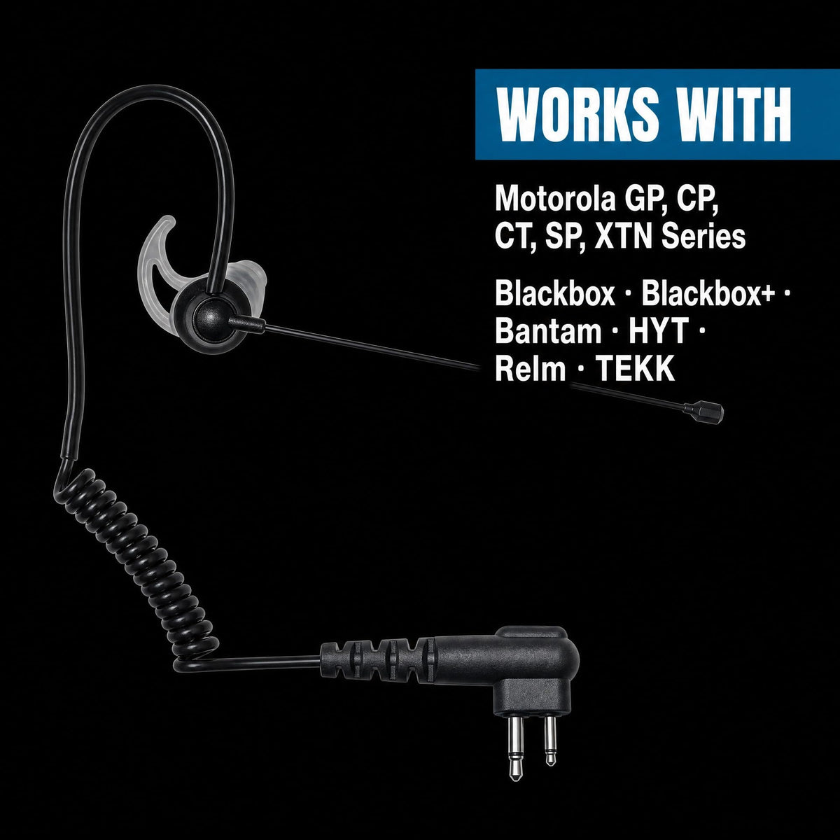 Auriculares para Casco de Motocicleta Klein Electronics RiderComm con Micrófono de Reducción de Ruido y Altavoces Loud-n-clear
