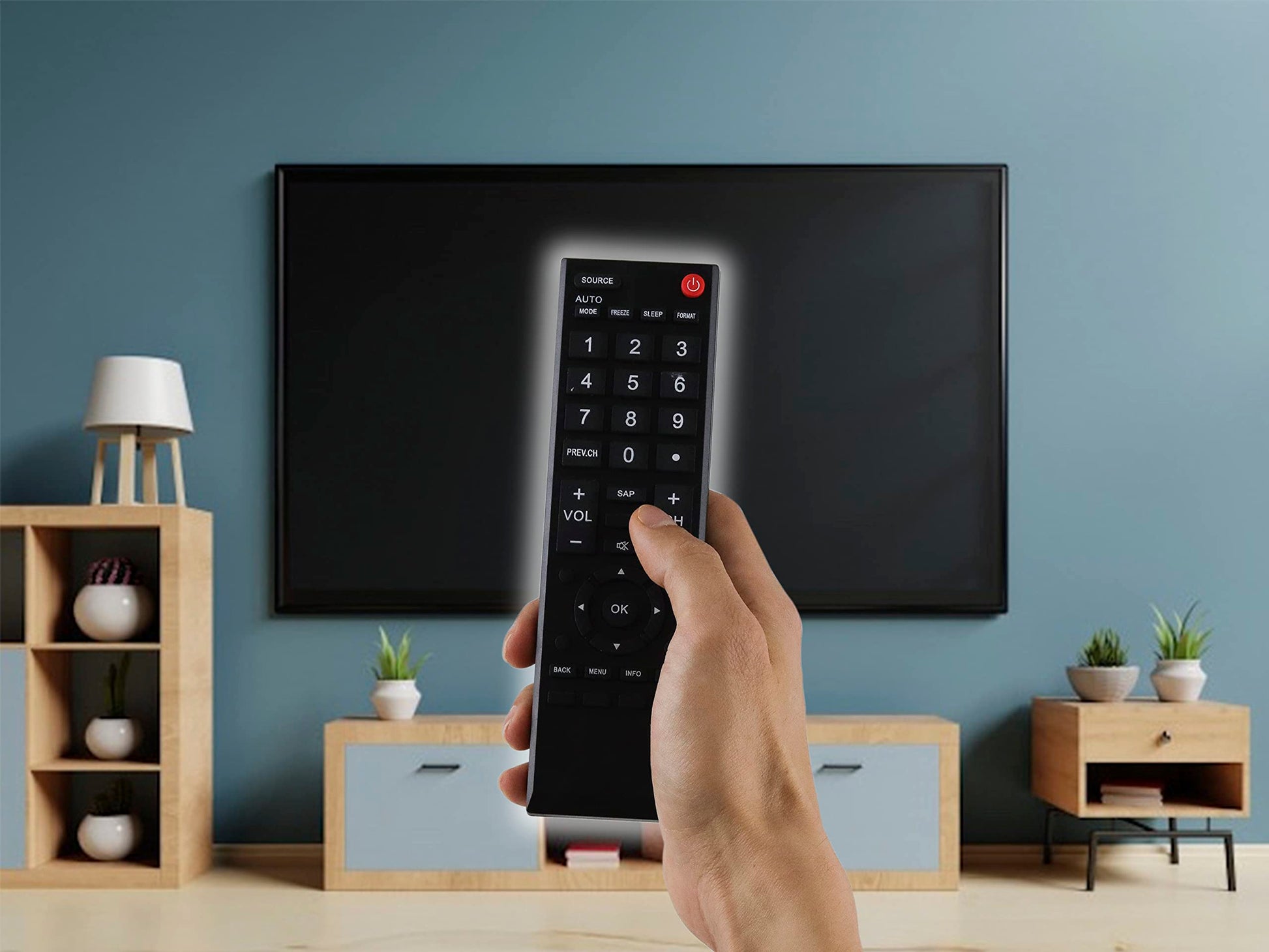 Control Remoto para Pantalla Emerson LED LCD TV