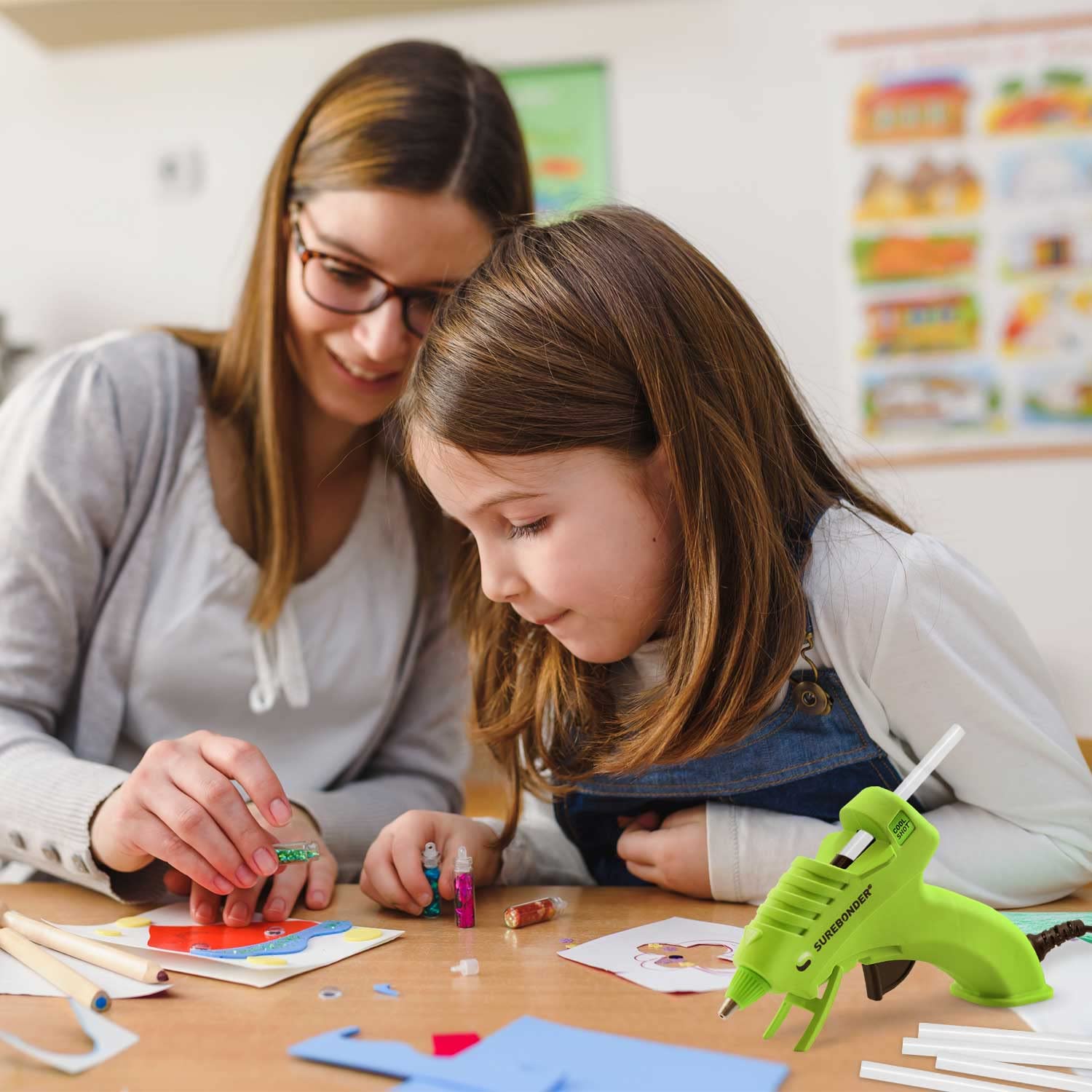 Pistola de Pegamento Mini Surebonder Cool Shot con Kit