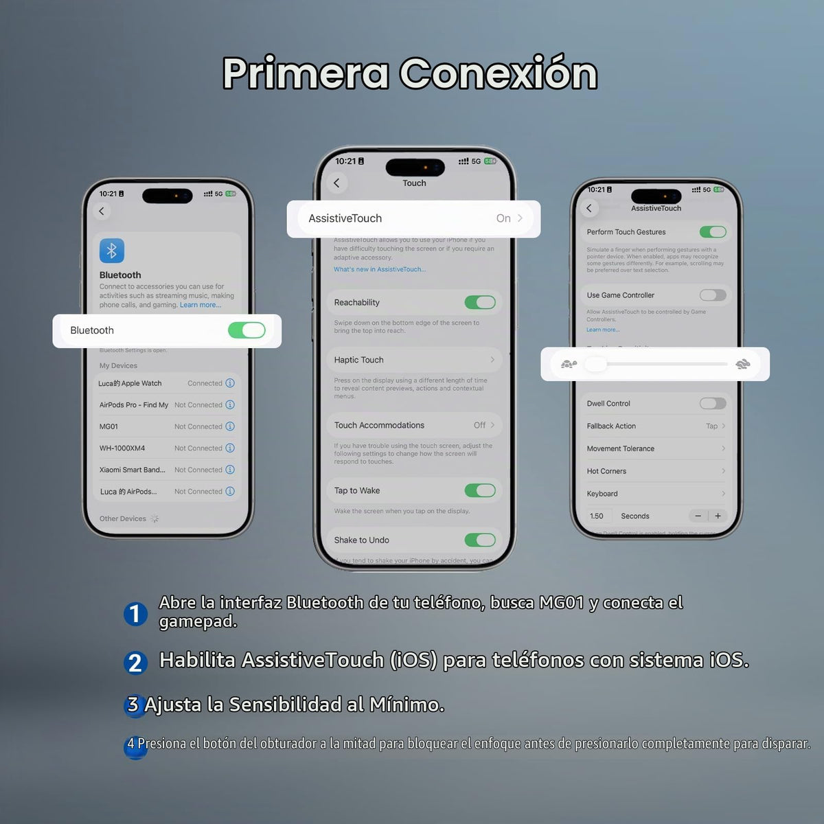 Grip de Cámara Magnético NEEWER Negro con Carga Inalámbrica y Batería 3500mAh para iPhone y Samsung