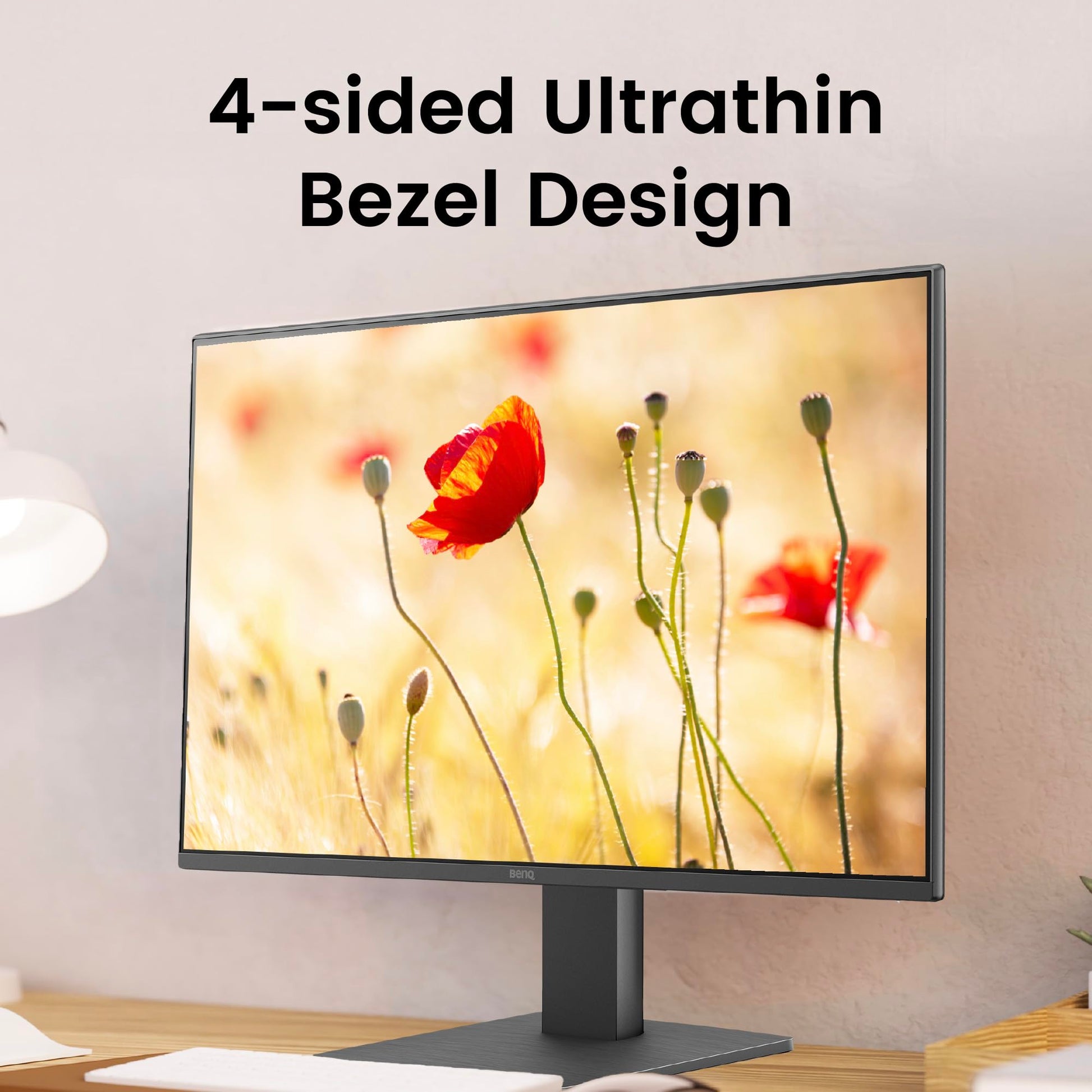 BenQ Monitor GW2491 23.8” 1080p FHD 100Hz IPS HDMI DP Tecnologías para el Cuidado de la Vista Bisel Ultra Delgado Software Eye-Care U
