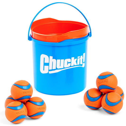 Chuckit! Cubo con Ultra Ball MD 8 Unidades
