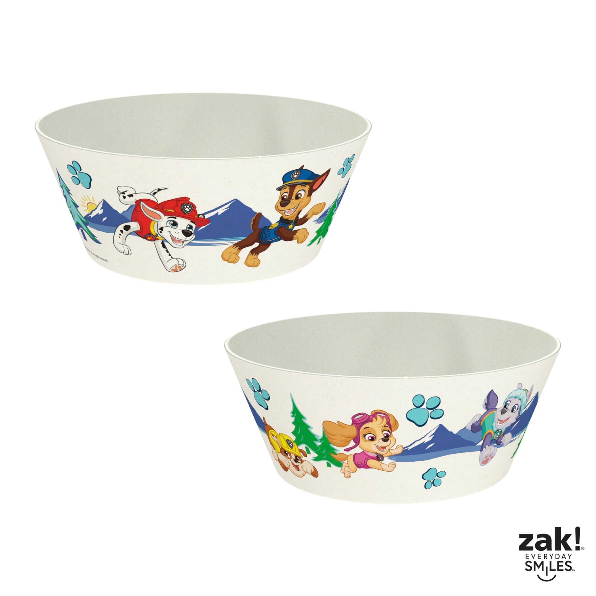 Juego de Vajilla Infantil Zak Designs PAW Patrol Azul y Amarillo Sostenible 3 Piezas