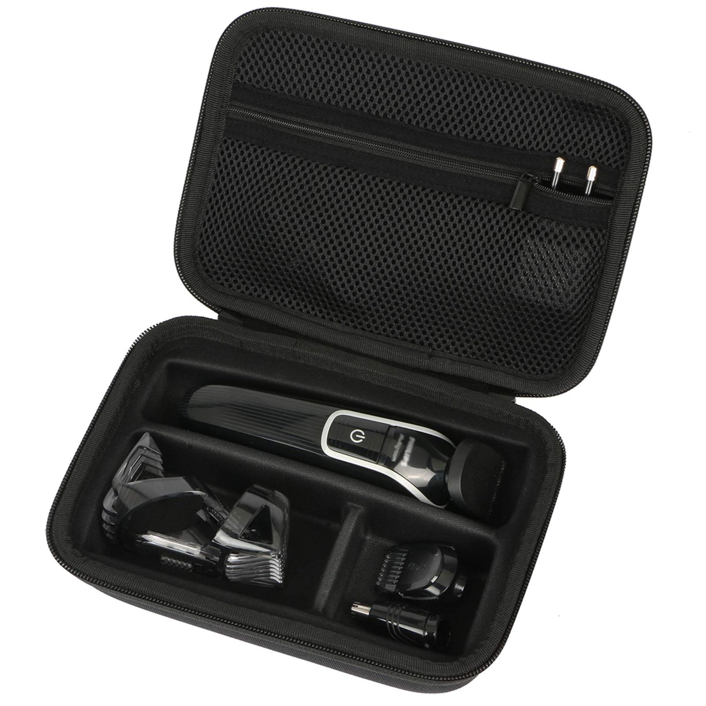 for Philips Norelco Multigroom Series 3000, 13 attachments, MG3750 Carrying Case by Khanka