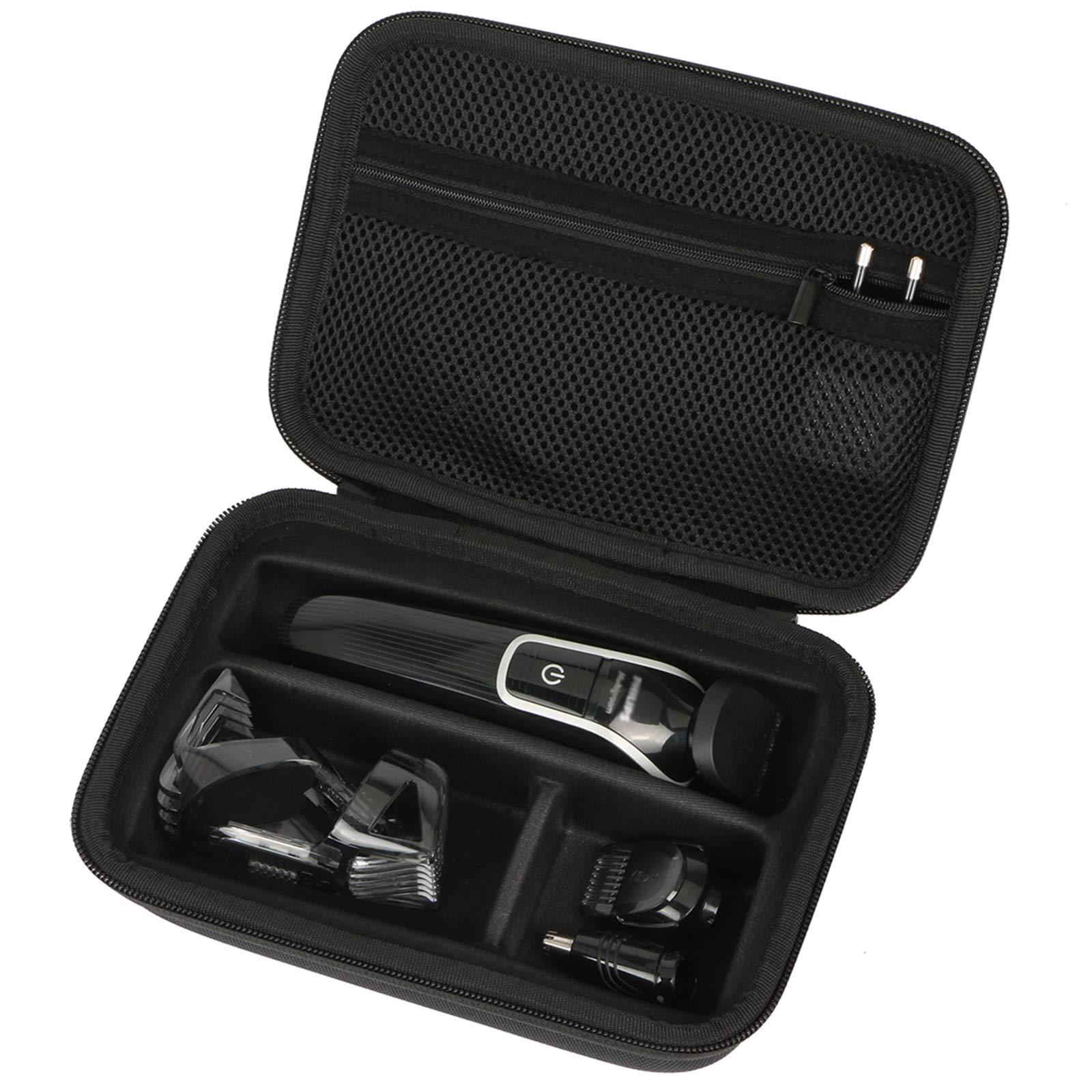 for Philips Norelco Multigroom Series 3000, 13 attachments, MG3750 Carrying Case by Khanka
