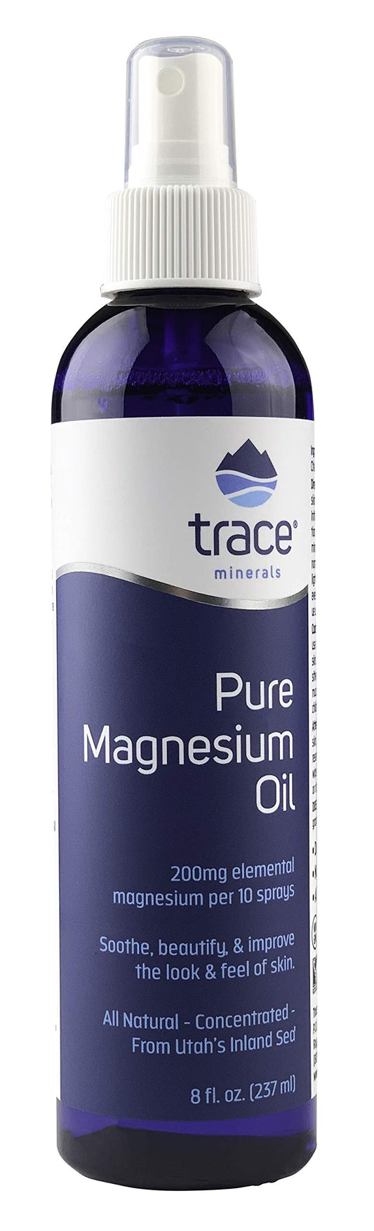 Pure Magnesium Oil Trace Minerals 240ml Oil
