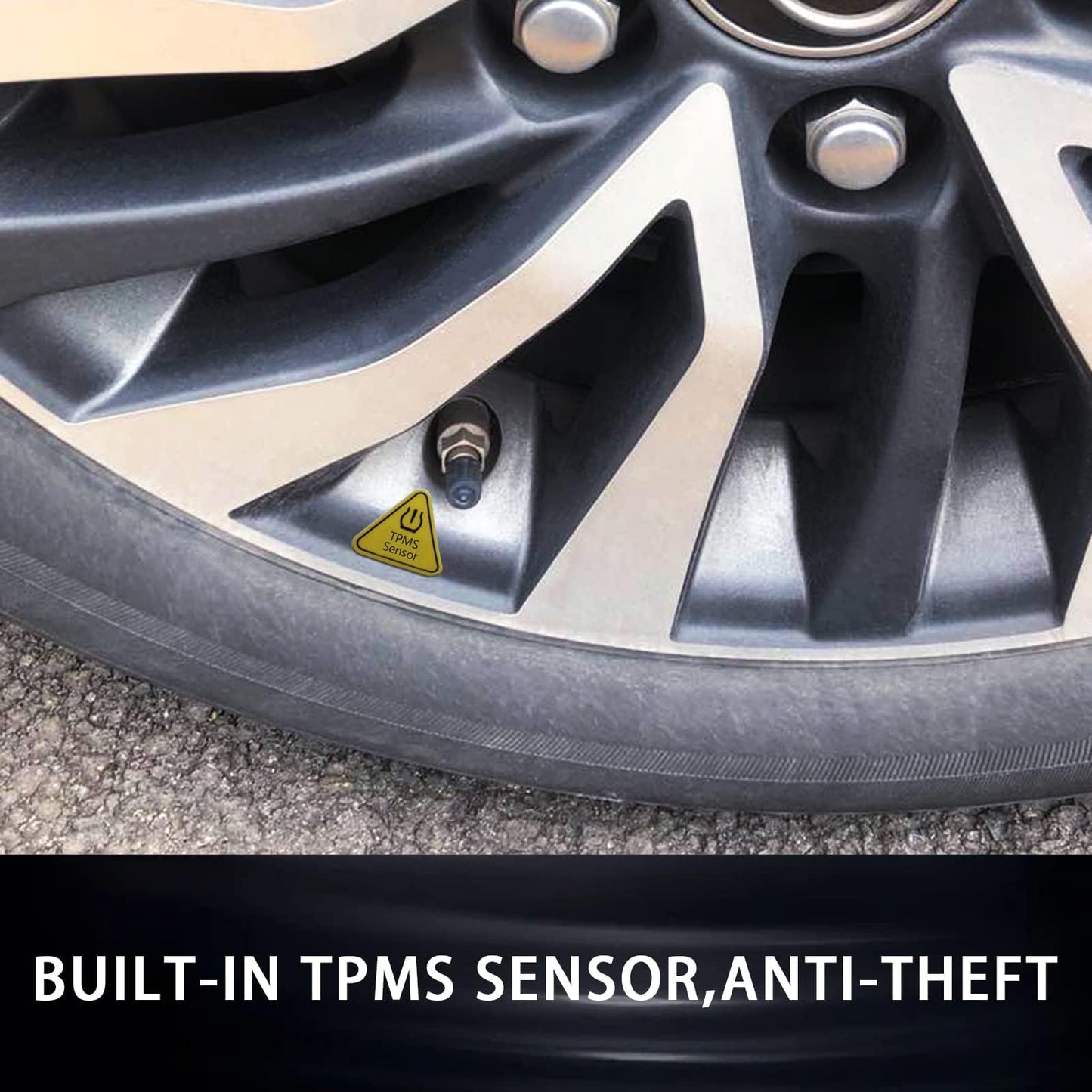 GEARMEISTER Sensor Tpms, sensor de presión de neumáticos de 433 MHZ para Chevrolet/Buick/Cadillac/GMC Acadia Sierra 2016-2022, sensores TPMS preprogramados 13598773 13589601 13506028 1359422 4 piezas