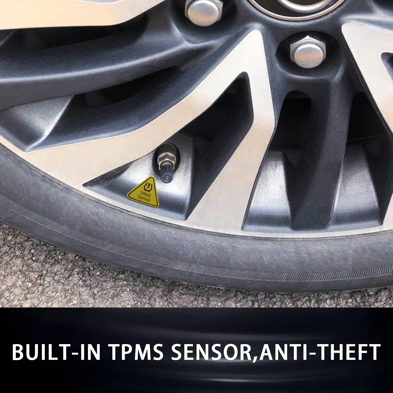 GEARMEISTER Sensor Tpms, sensor de presión de neumáticos de 433 MHZ para Chevrolet/Buick/Cadillac/GMC Acadia Sierra 2016-2022, sensores TPMS preprogramados 13598773 13589601 13506028 1359422 4 piezas