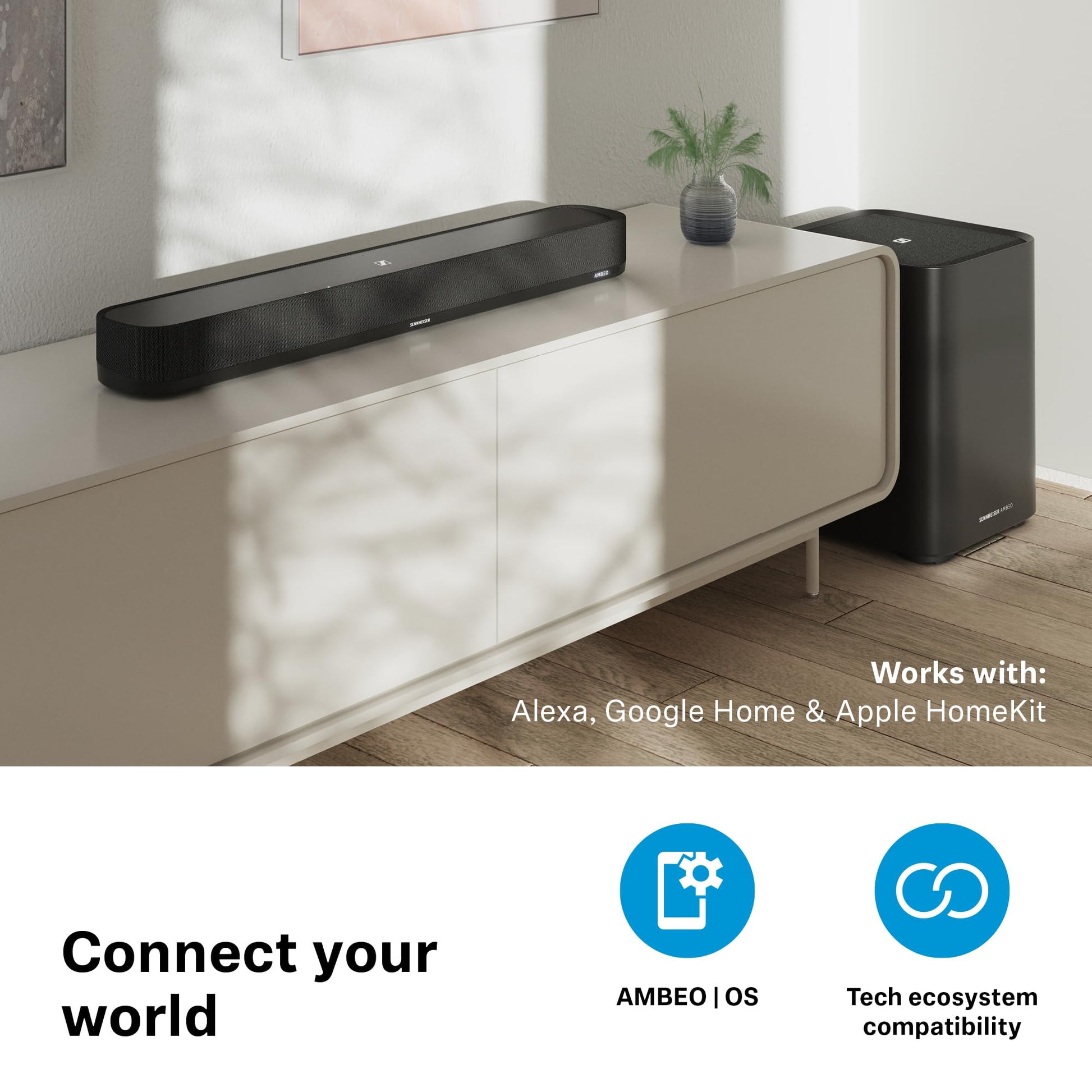 Sennheiser Barra de Sonido AMBEO Soundbar Mini