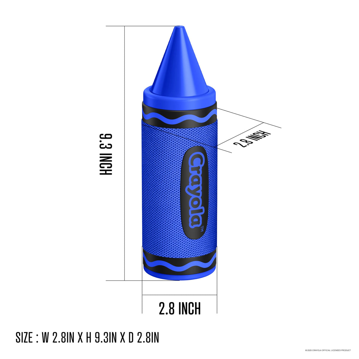 Altavoces Crayola Crayón Inalámbricos Bluetooth 20W Sonido HD para Hogar y Fiesta