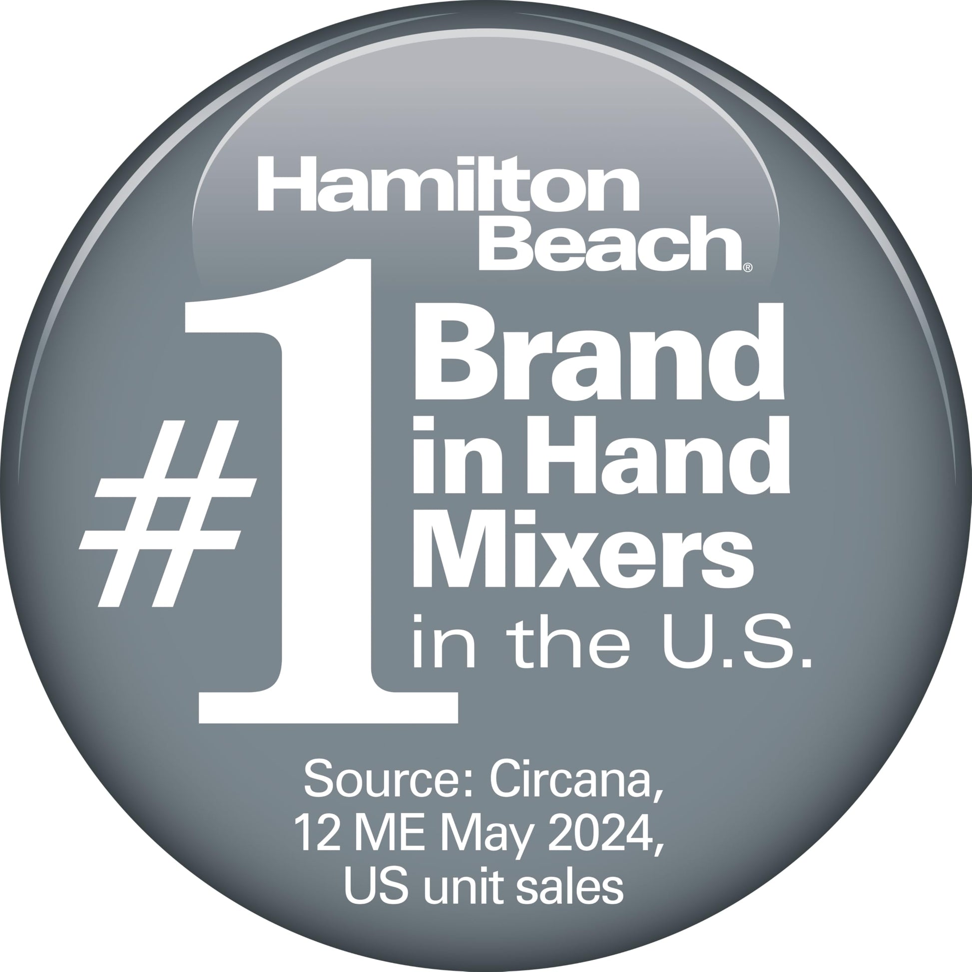 Hamilton Beach - Mezclador de mano eléctrico de 5 velocidades de estilo clásico, potente motor de 1.3 A CC para mezclar sin esfuerzo y velocidad constante en ingredientes gruesos, arranque lento,