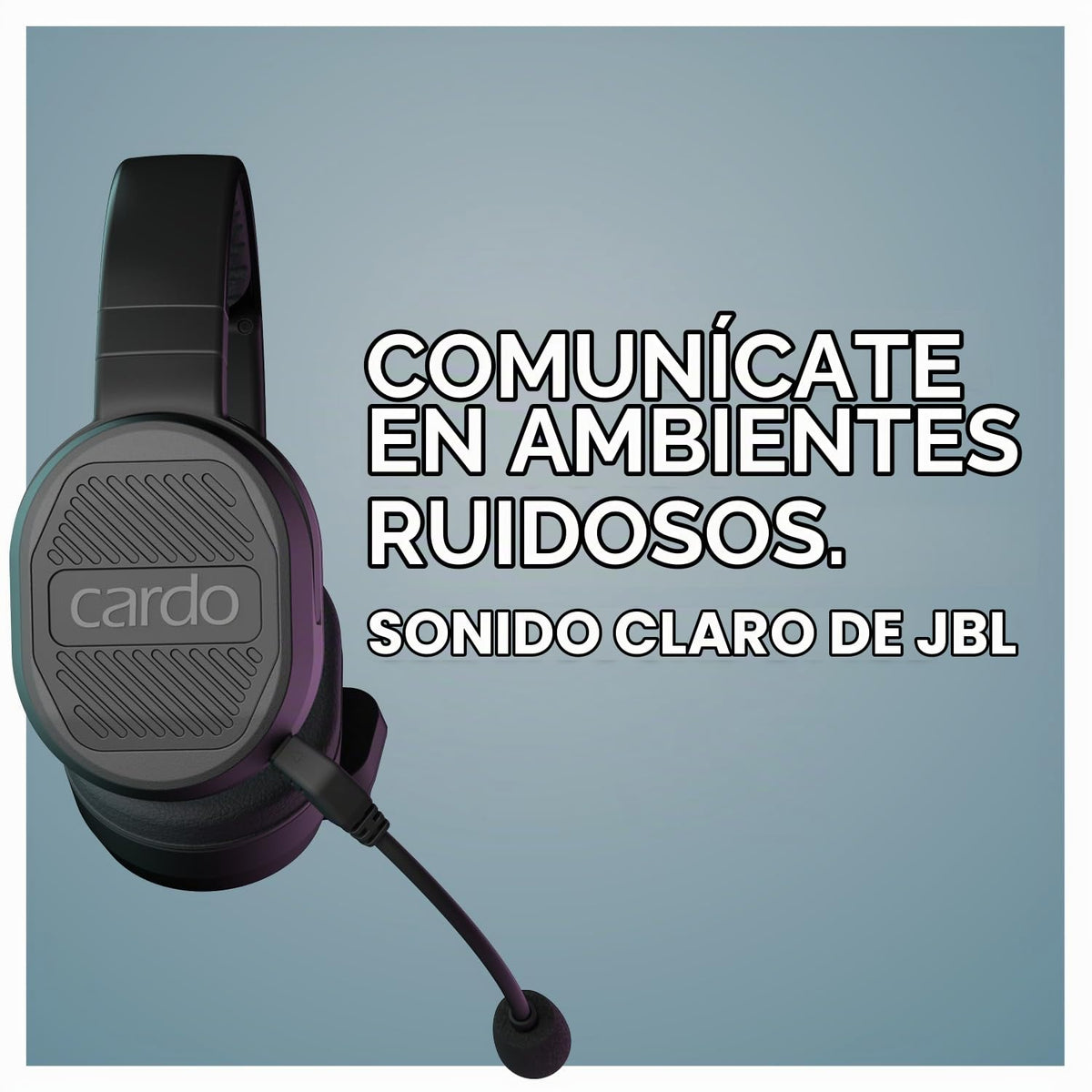 Auriculares PACKTALK Cardo Edge Negros