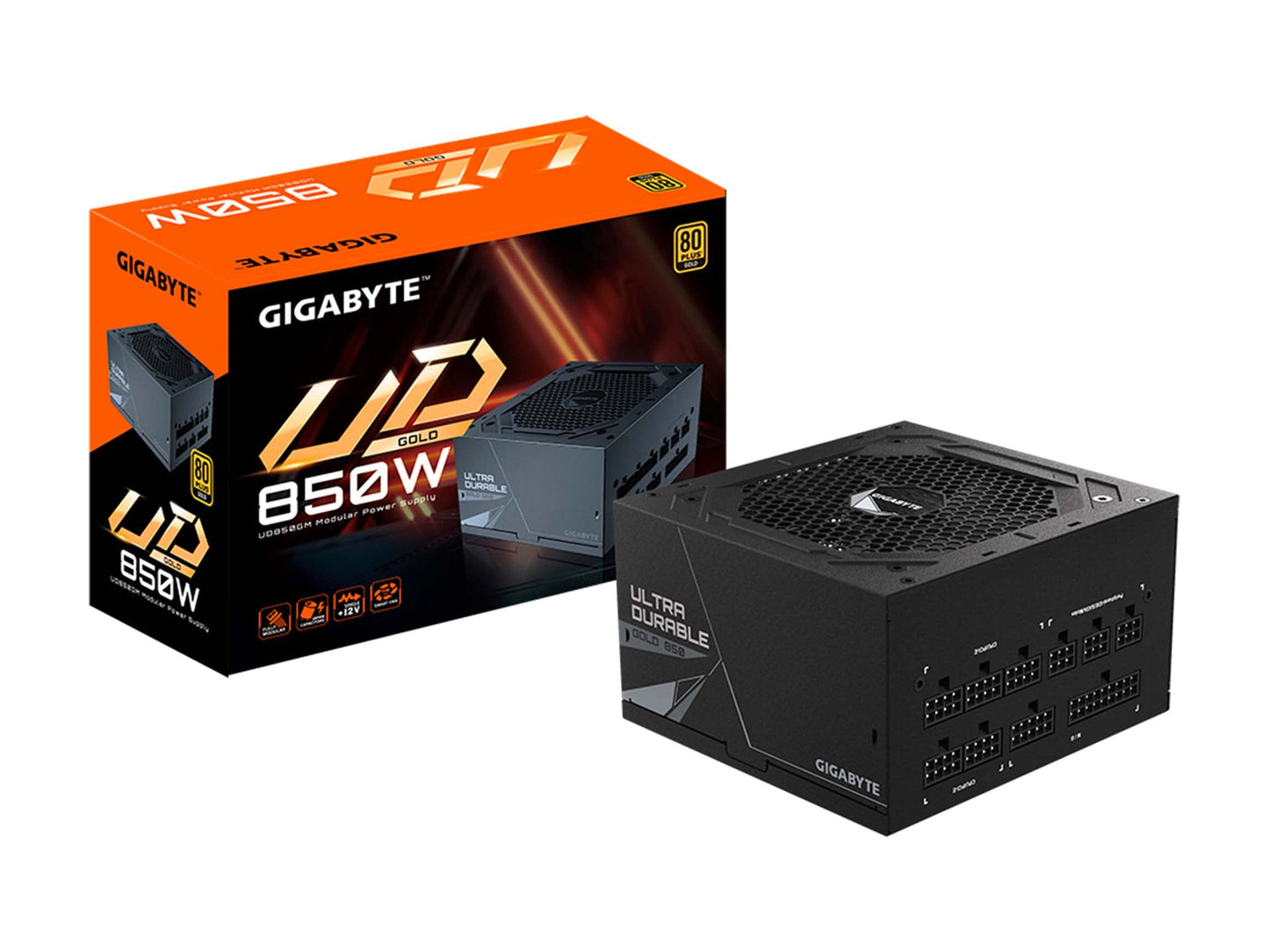 GIGABYTE GP-UD850GM 850W 80 Plus Fuente de alimentación Totalmente Modular con certificación Gold