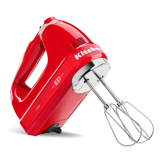 KitchenAid KHM7210QHSD 100 Year Edition Queen of Hearts Hand Mixer 7 Speed Passion Red