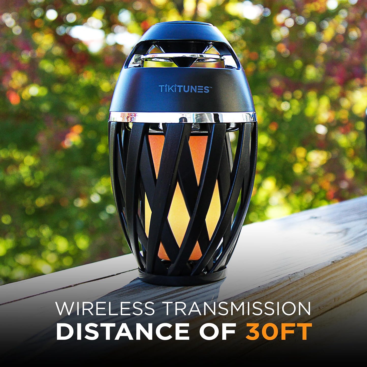 Limitless Innovations TikiTunes Altavoz portátil Bluetooth 5.0 para Interiores y Exteriores, con Efecto de iluminación atmosférica, 5 W, Audio USB, batería de 2000 mAh para iPhone/iPad/Android