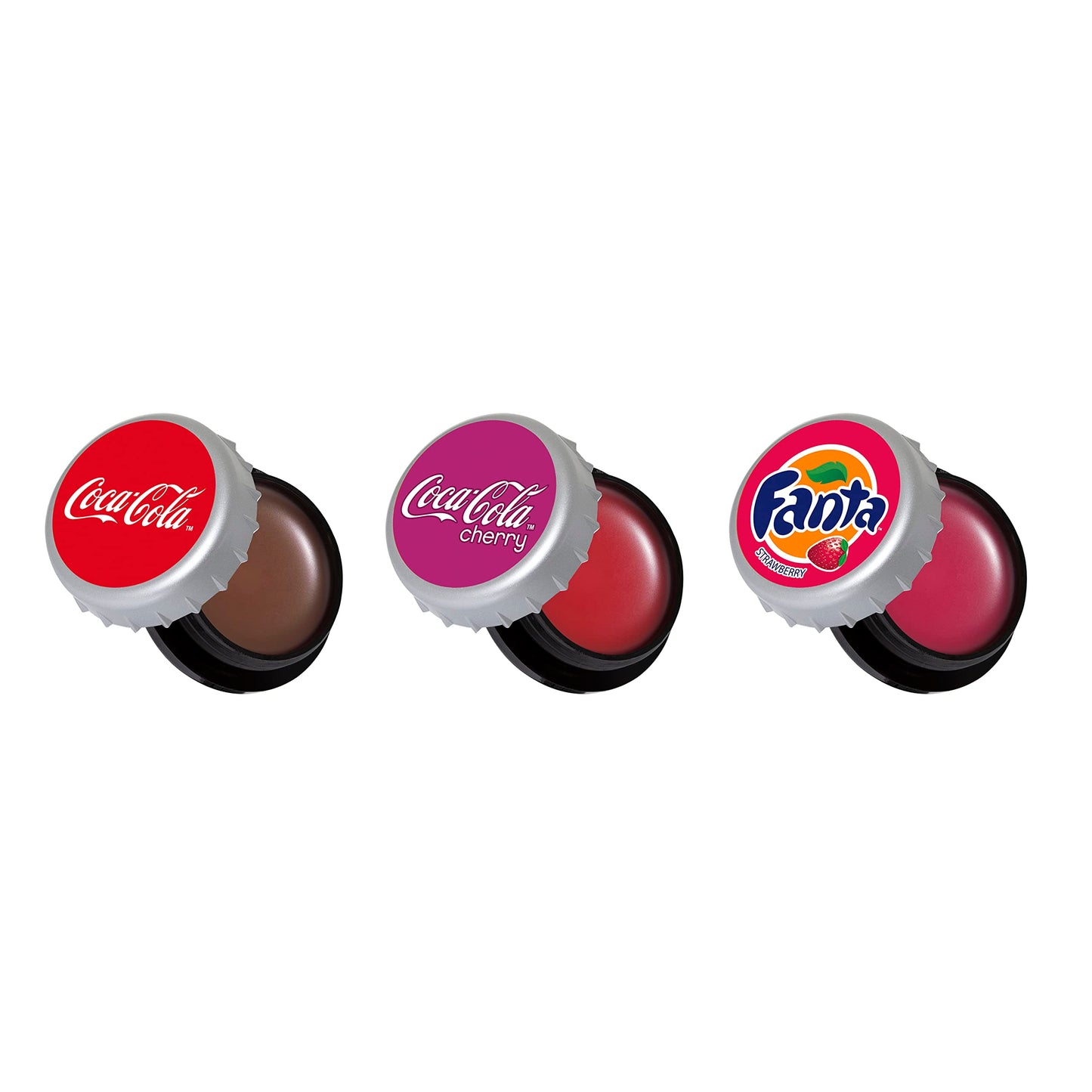 Lip Smacker Tapa de botella de Coca Cola - Paquete de trío